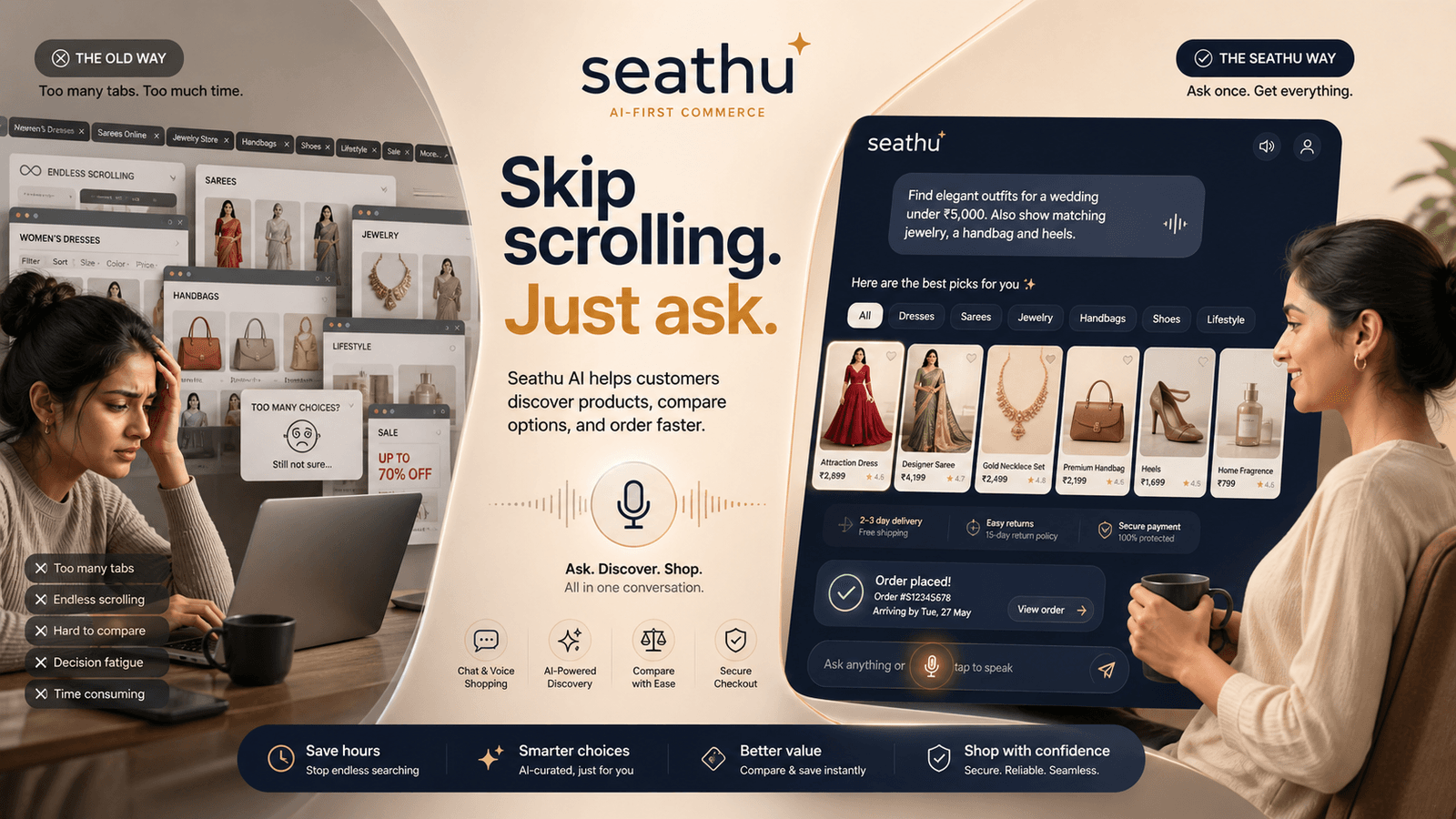 Skip scrolling and ask Seathu AI