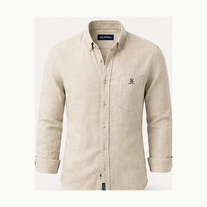 Beige Linen Shirt