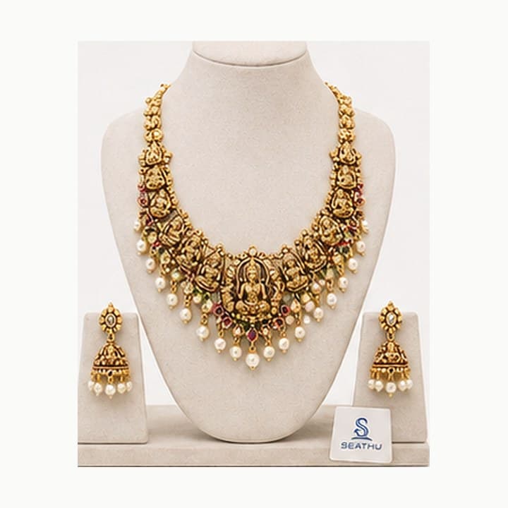 Temple Necklace Set