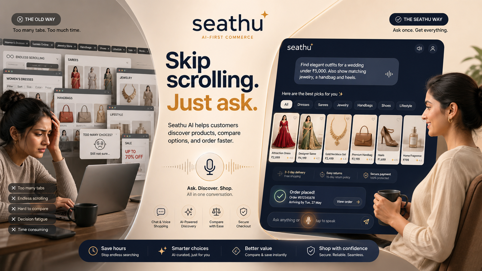 Skip scrolling and ask Seathu AI